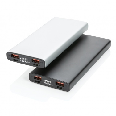Logotrade reklaamkingi foto: Alumiiniumist 18 W 10 000 mAh PD Powerbank