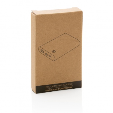 Logo trade ärikingi pilt: Bambusest 5000 mAh akupank