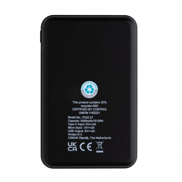 Logotrade reklaamkingitused pilt: RCS taaskasutatud plastist 5000 mAh Powerbank