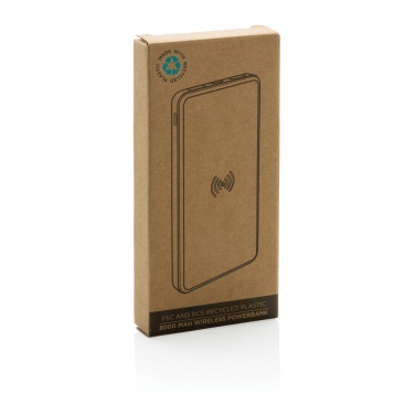 Logotrade firmakingituse foto: RCS taaskasutatud plastist 8000 mAh juhtmevaba akupank