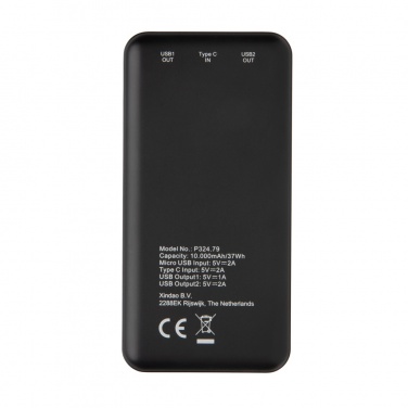 Logotrade firmakingituse foto: Suure tihedusega 10 000 mAh taskupank