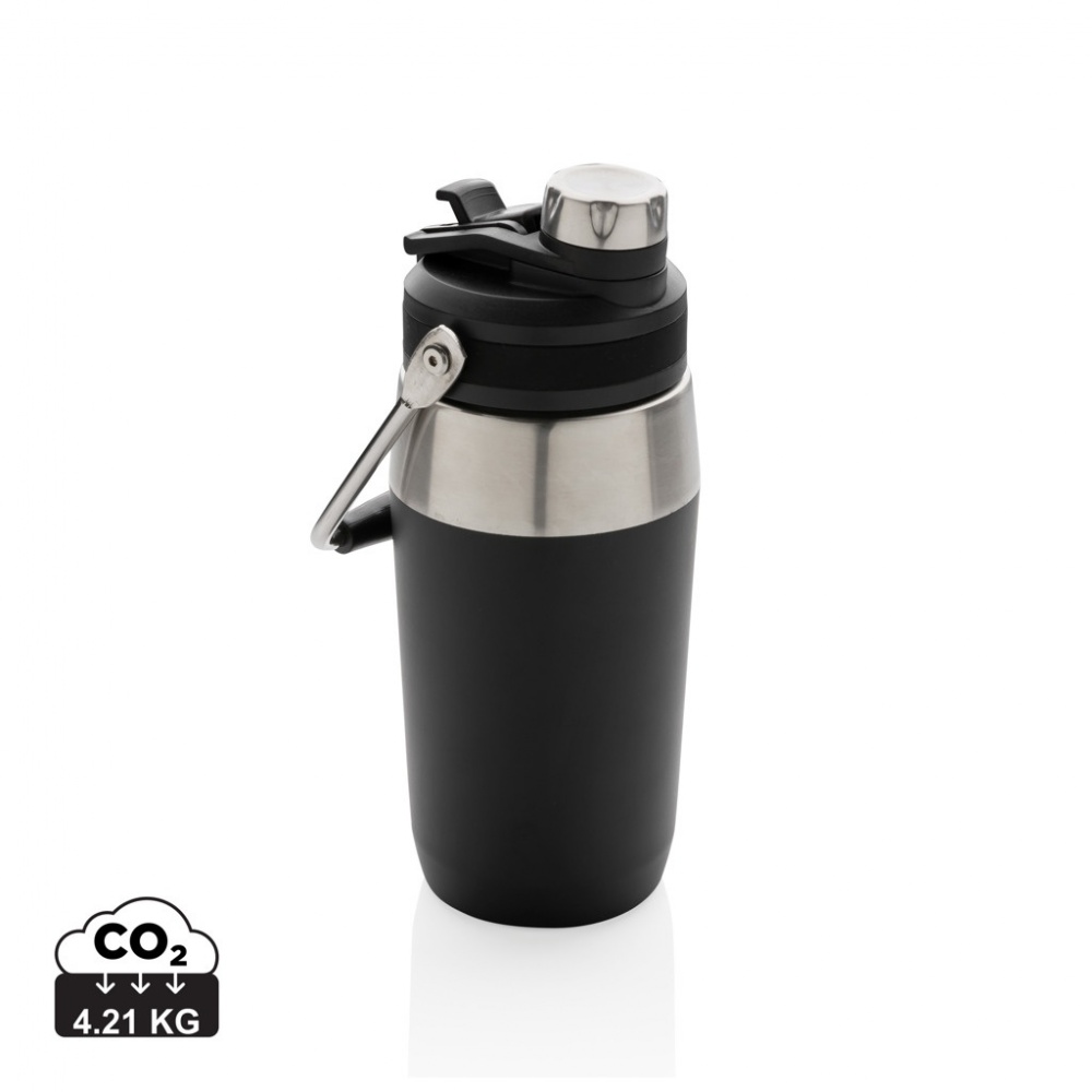 Logotrade reklaamkingituse foto: Kahe funktsiooniga roostevabast terasest vaakumpudel 500 ml