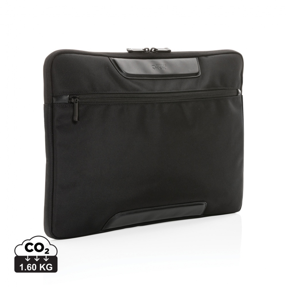 Logo trade ärikingituse pilt: Swiss Peak AWARE™ RPET Voyager 15,6-tolline sülearvuti ümbris