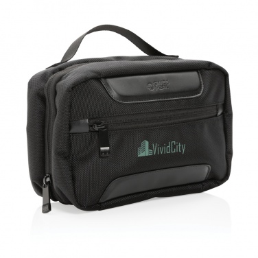 Logotrade reklaamtoote foto: Swiss Peak AWARE™ RPET Voyager tualetitarvete kott