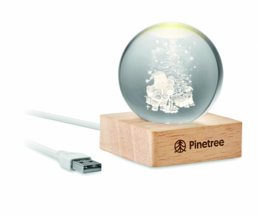 Logotrade ärikingitused pilt: Jõulu LED kristallkuul