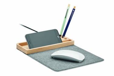 Logotrade reklaamkingitused pilt: Juhtmeta bambusest laadija 15W
