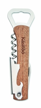 Logotrade ärikingitused pilt: 3 in 1 bambusest pudeliavaja WOOL