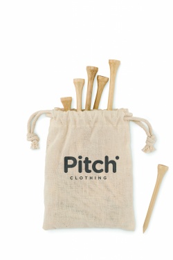 Logo trade firmakingituse pilt: 20 bambusest golfi t-de komplekt