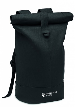 Logotrade reklaamtoote foto: Rolltop pestud lõuendist seljakott