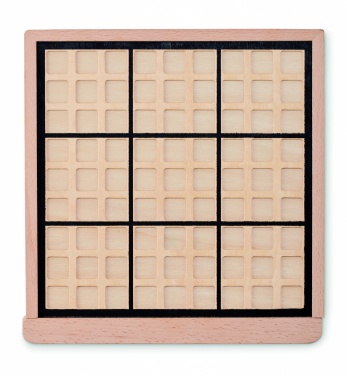 Logo trade ärikingi pilt: Puidust sudoku lauamäng