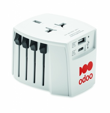 Logotrade reklaamtoote foto: Skross MUV USB A/C adapter