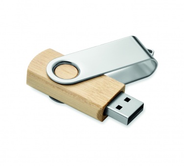 Logo trade firmakingid foto: Techmate bambusest USB 16GB MO6898-40