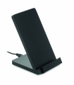 Bambusest juhtmevaba laadimisalus 5W WIRESTAND, Must