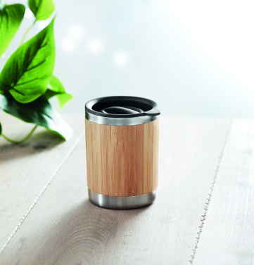 Logo trade reklaamtoote pilt: Bambusest kaanega trummel 250ml