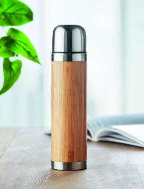 Logo trade firmakingi pilt: Topeltseintega bambusest termos 400ml CHAN BAMBOO