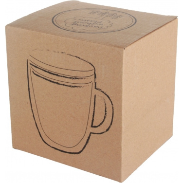 Logotrade firmakingid pilt: Topeltseinaga klaasist tass GERTHE 350 ml