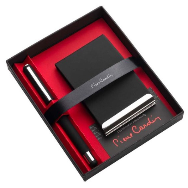 Logotrade reklaamtoote foto: Komplekt kaardihoidja ja tindipliiatsiga CONCORDE Pierre Cardin