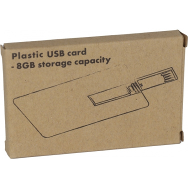 Logotrade reklaamkingitused pilt: USB-kaart SLOUGH 8 GB
