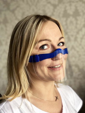 Logotrade reklaamkingid pilt: HESTIA näokaitse - läbipaistev mask suu ja nina jaoks 1452162