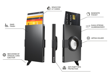 Logotrade firmakingitused pilt: RFID-krediitkaardi ümbris koos AirTag'i hoidjaga 2163108