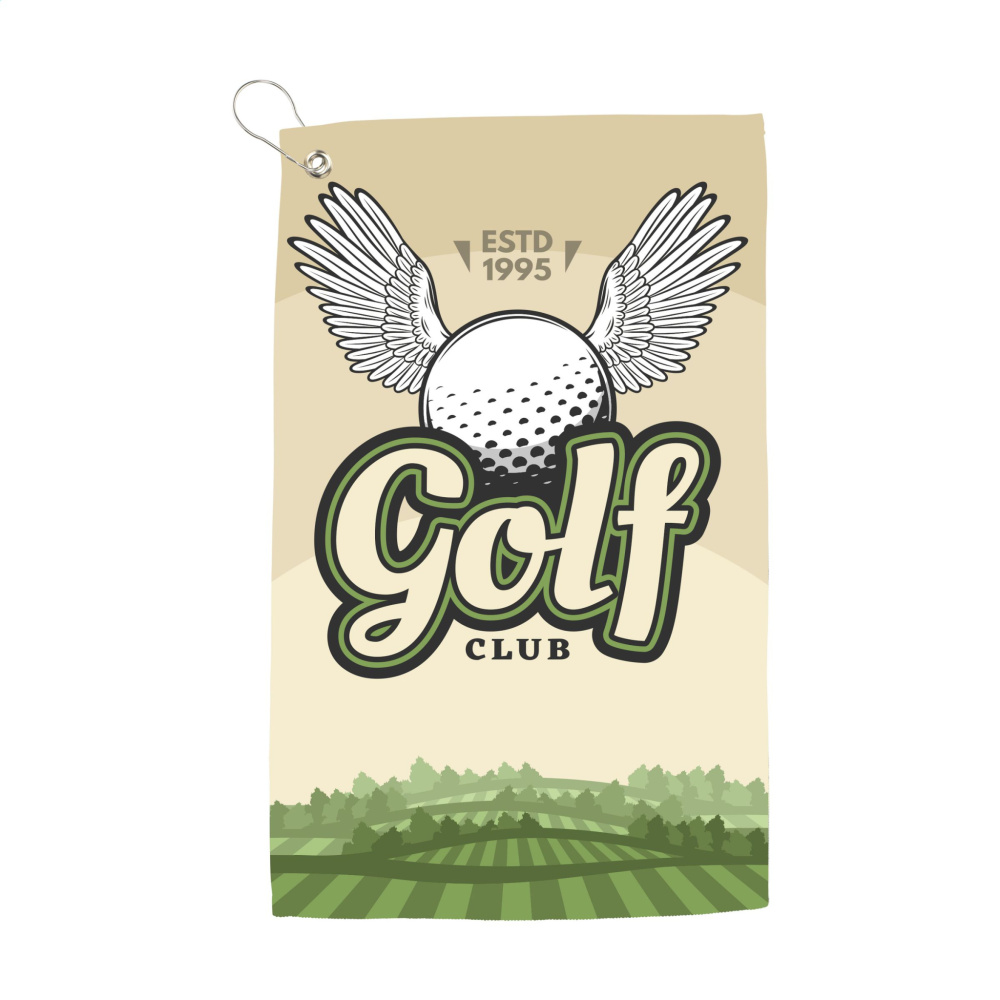 Logotrade meened pilt: Golfirätik 400 g/m² 30x50
