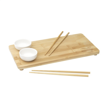Logotrade reklaamkingitused pilt: Temaki Bamboo Sushi Tray kinkekomplekt