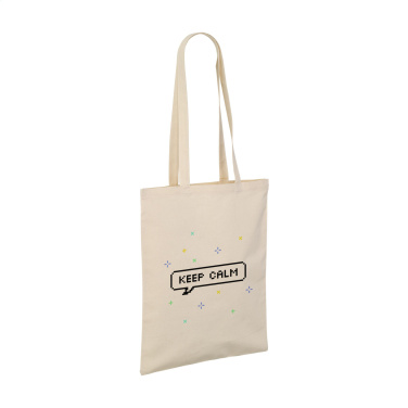 Logo trade reklaamtooted foto: ShoppyBag (180 g/m²) pikkade sangadega puuvillane kott