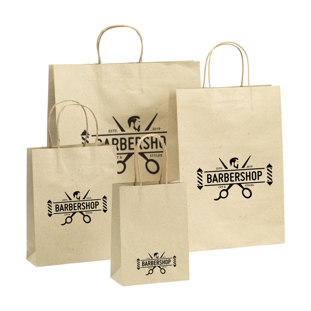 Logotrade meened pilt: Leaf It Bag taaskasutatud murupaber (120 g/m²) L
