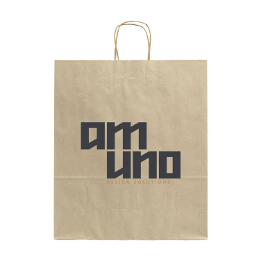 Logo trade ärikingid foto: Leaf It Bag Lai taaskasutatud rohupaber (90 g/m²) L