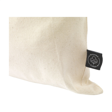 Logotrade reklaamkingituse foto: Naturaalsest GRS-i taaskasutatud puuvillast kingikott (150 g/m²) L