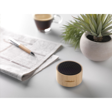 Logo trade reklaamtoote pilt: Wave Bamboo juhtmevaba kõlar