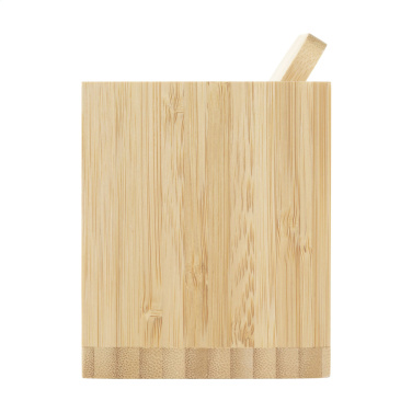 Logo trade reklaamkingi pilt: Bamboo Boss 15W laadija/pliiatsihoidja