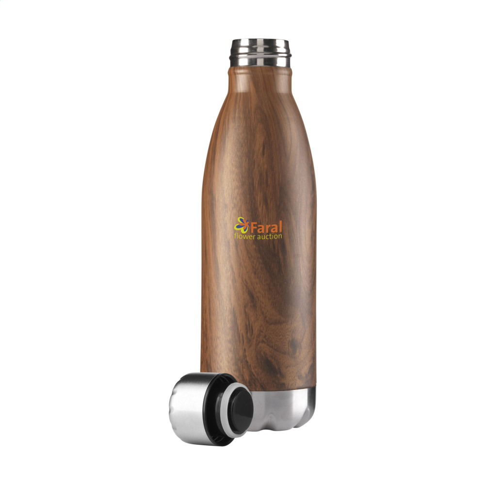 Logo trade reklaamtoote pilt: Topflask Wood 500 ml joogipudel