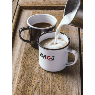 Logo trade reklaamkingi pilt: Retro emailiga kruus 350 ml