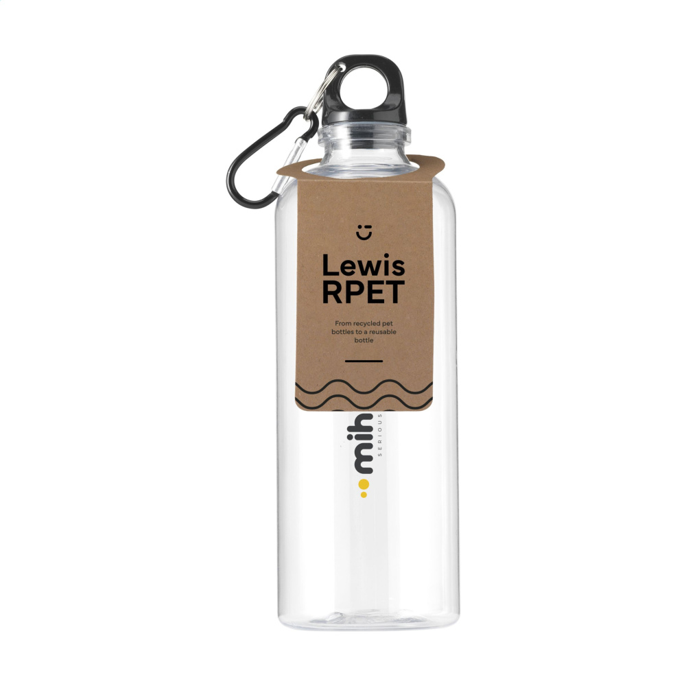 Logo trade reklaamtoote pilt: Lewis GRS RPET Bottle 630 ml veepudel