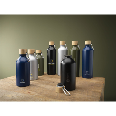 Logo trade reklaamkingituse pilt: AluBamboo GRS Recycled Alu 750 ml veepudel