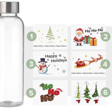 Logotrade reklaamtoote foto: Senga GRS RPET pudel 500 ml X-Mas