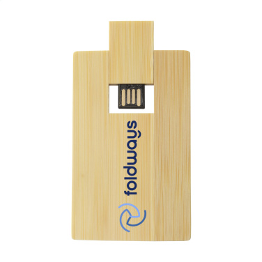Logo trade ärikingitused foto: Krediitkaart USB Bamboo 32 GB