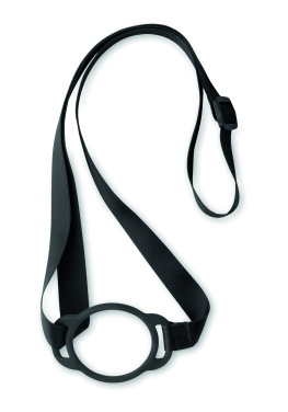 Logo trade ärikingituse pilt: LANCUP must pael koos topsihoidjaga 6cm