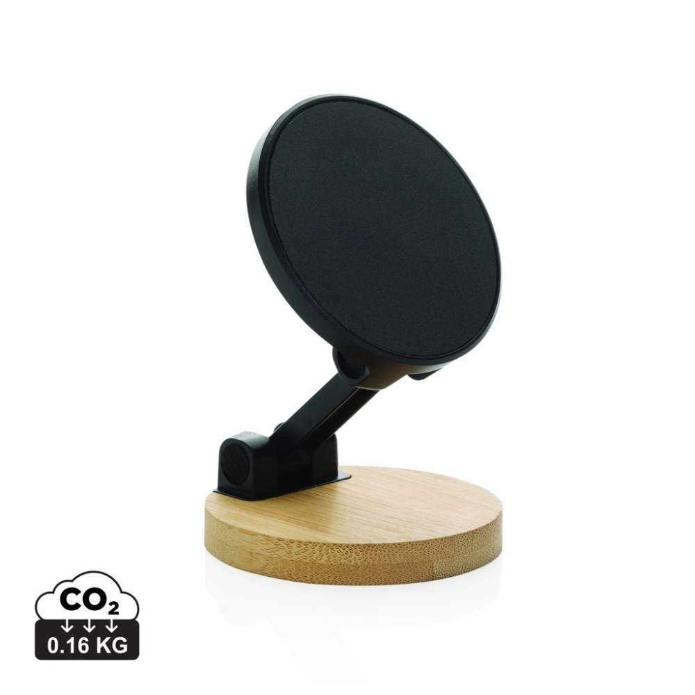 Logotrade reklaamkingituse foto: Magmount RCS taaskasutatud plastist ja bambusest telefonialus
