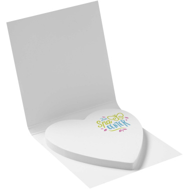 Logotrade meened pilt: Sticky-Mate® pehme kaanega südamekujulised kleeppaberid