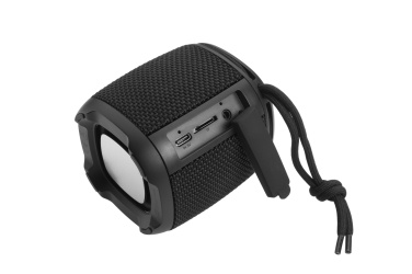 Logo trade reklaamtoote pilt: Bluetooth kõlar HERMON Schwarzwolf