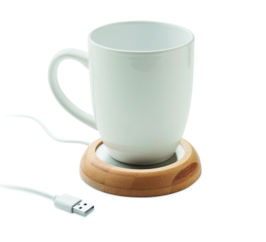 Logo trade ärikingituse pilt: Bambusest kruusisoojendaja USB-ga MUGLET