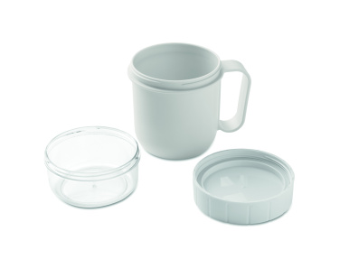Logo trade firmakingi pilt: Kaasavõetav tass PP-st 450 ml