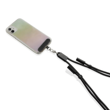 Logo trade reklaamkingitused foto: LoopAmp RCS RPET reguleeritav telefoni kaelapael 60W kaabliga