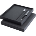 Legato Elegance A5 märkmiku ja pastapliiatsiga komplekt, Esmane must / valge