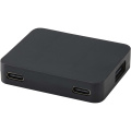 Gaia 4-pordiline USB-jaotur, Ühtlane must