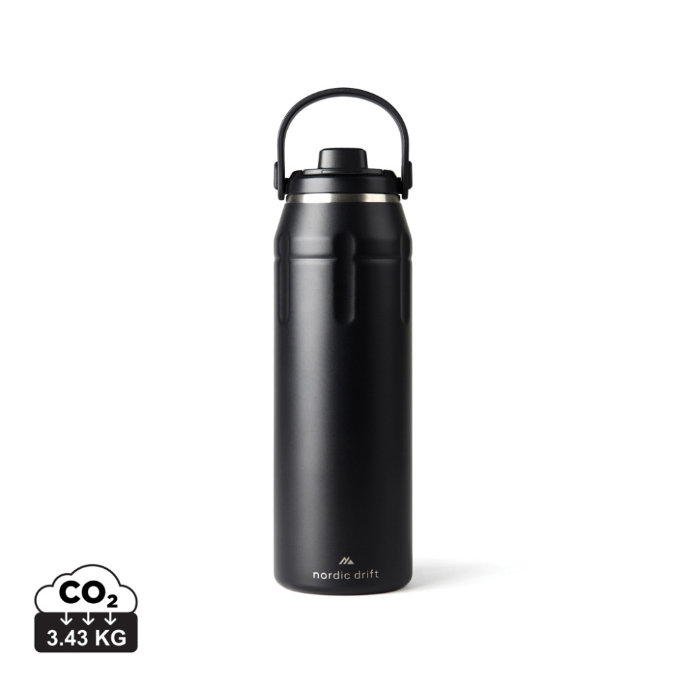 Logo trade reklaamkingituse pilt: Nordic Drift Trail RCS isoleeritud spordipudel 940ml