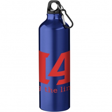 Logotrade mainoslahja tuotekuva: Oregon 770 ml:n alumiininen vesipullo karabiinikoukulla