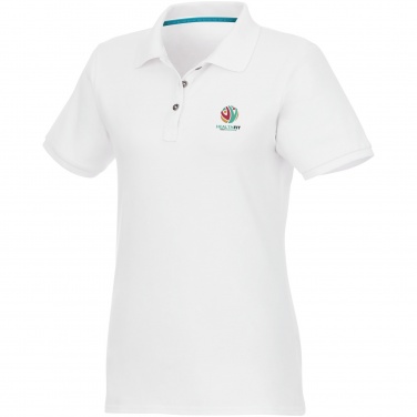 Logotrade liikelahjat mainoslahjat tuotekuva: Beryl short sleeve women's organic recycled polo